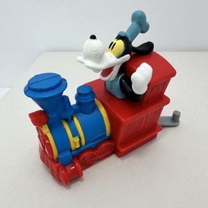 Mickey's Runaway Railway McDonalds Happy Meal Toy Goofy in Train Engine #1.  A15